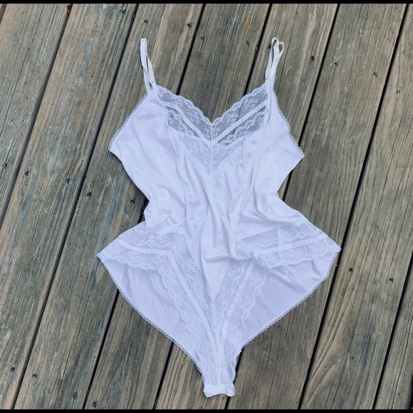 Vintage 80s Milco of NY Bodysuit Negligée - Picture 7 of 8